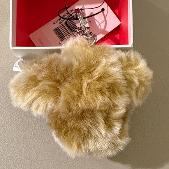 Furry Tan Keychain Accessory - Picture 2 of 4
